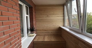 Отделка, остекление, утепление балконов в Прокопьевске от 210 руб. м/2.